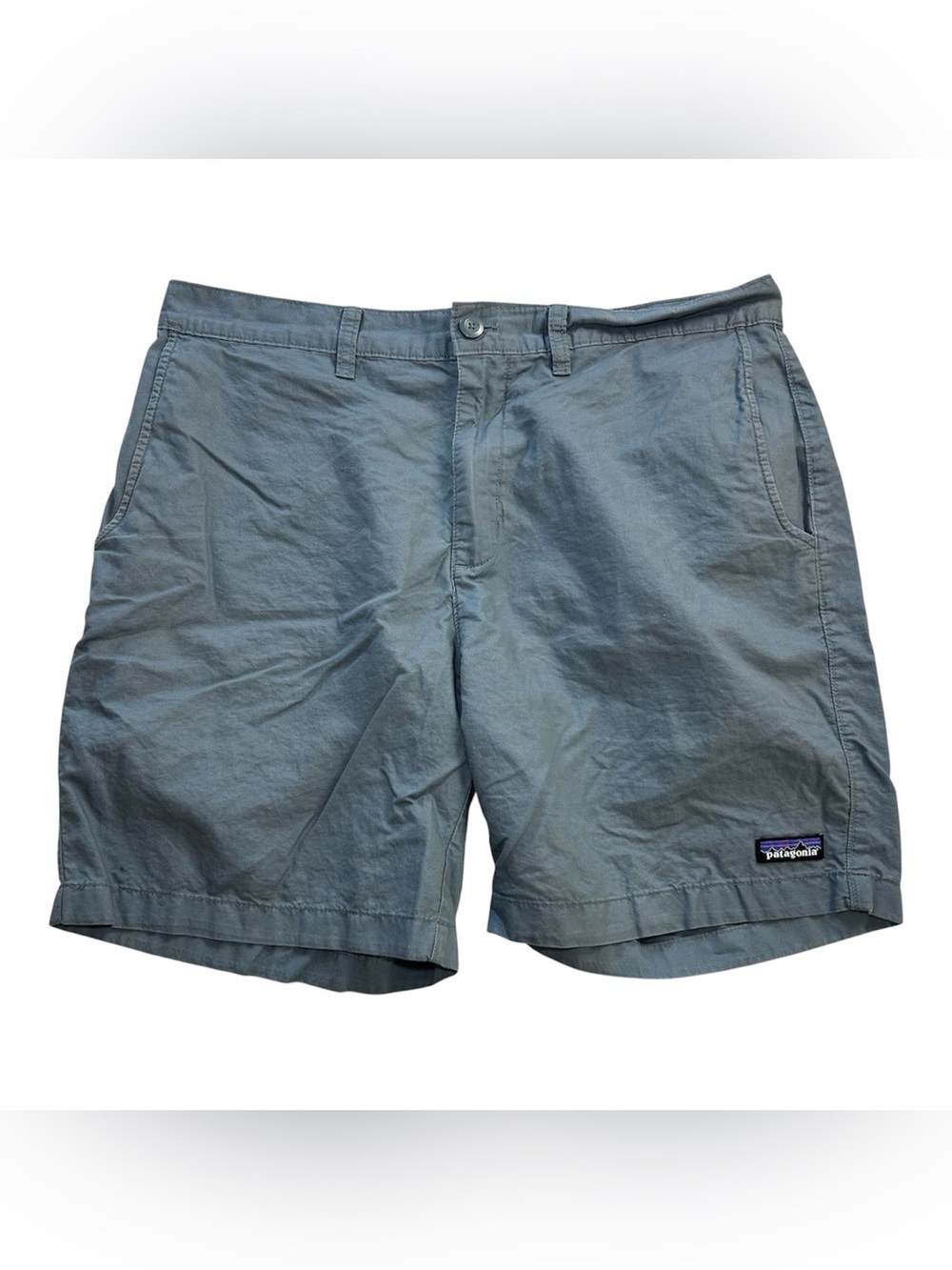Patagonia Men's Lightweight All-Wear Hemp Shorts 8" Pigeon Blue Outdoor Size 34